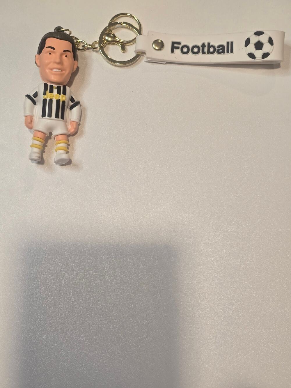 Soccer Football Player & World Cup Keychain